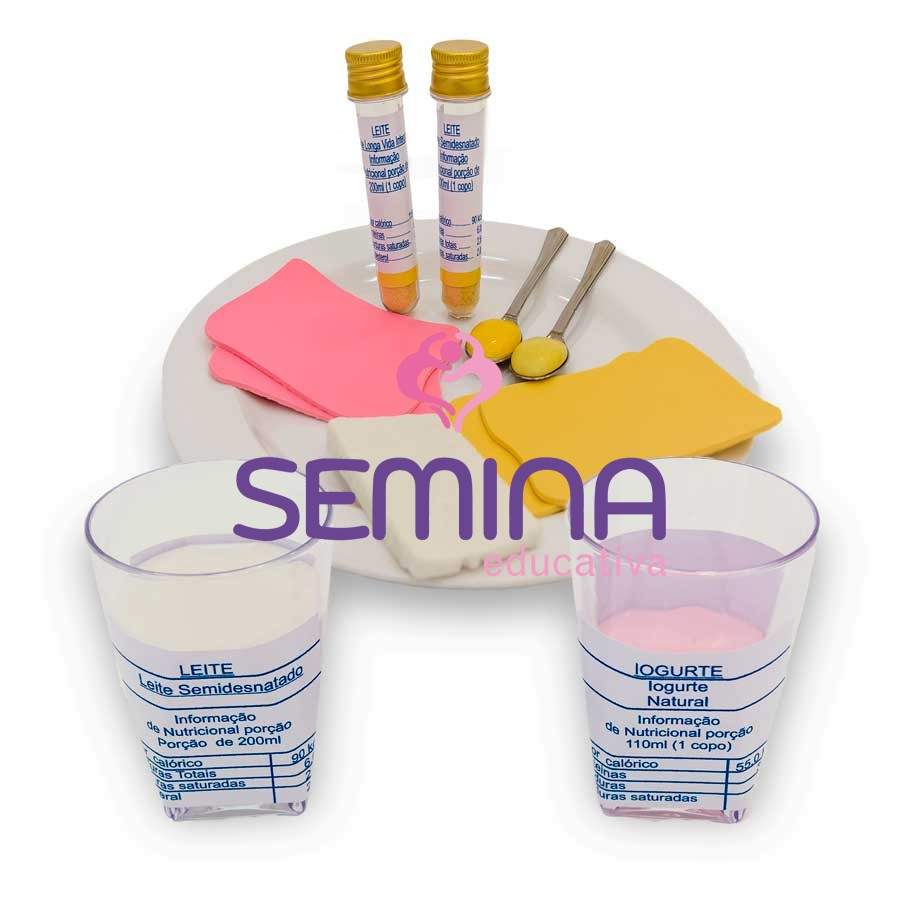 Kit Educativo Prato Derivado do Leite
