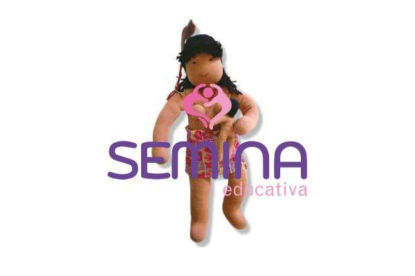 Boneca Parto Normal - Indígena